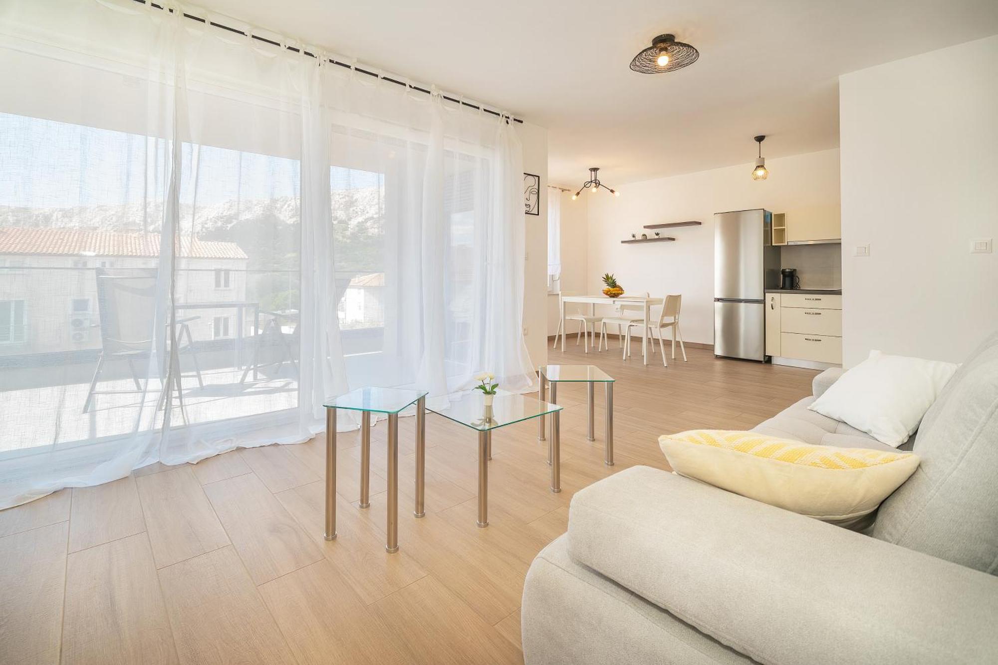 Poolside Apartments Anabella Baška Eksteriør bilde