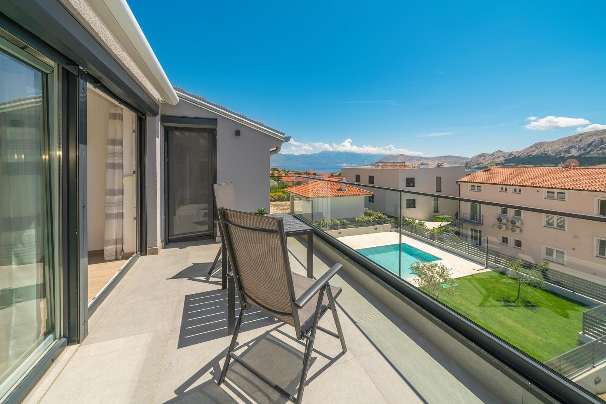 Poolside Apartments Anabella Baška Eksteriør bilde