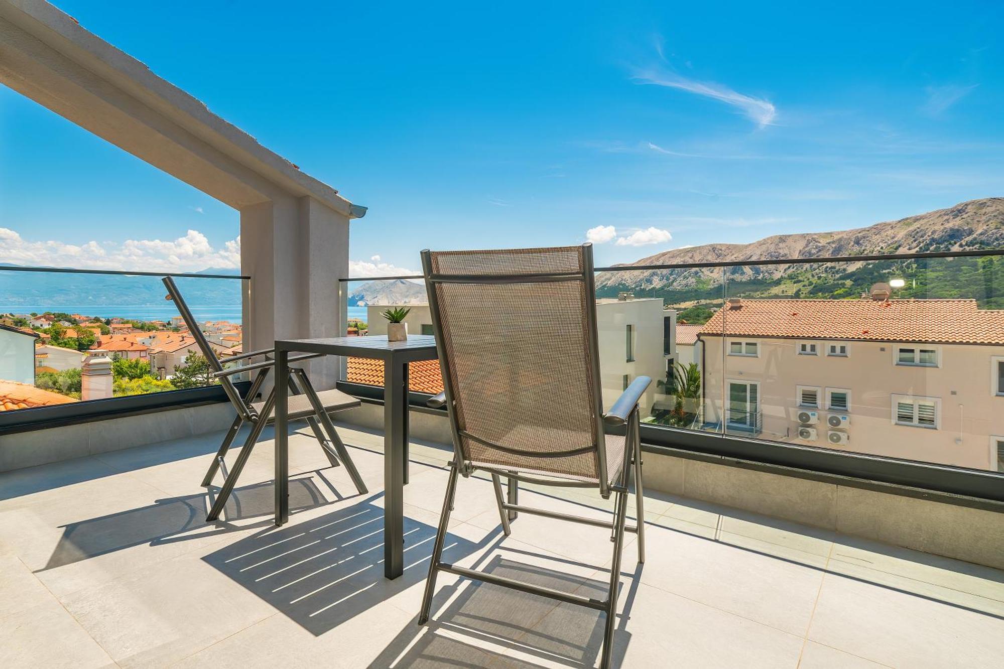 Poolside Apartments Anabella Baška Eksteriør bilde